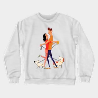 love dog Crewneck Sweatshirt